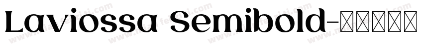 Laviossa Semibold字体转换